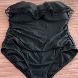 COPY - Strapless Black Bathing Suit NWOT